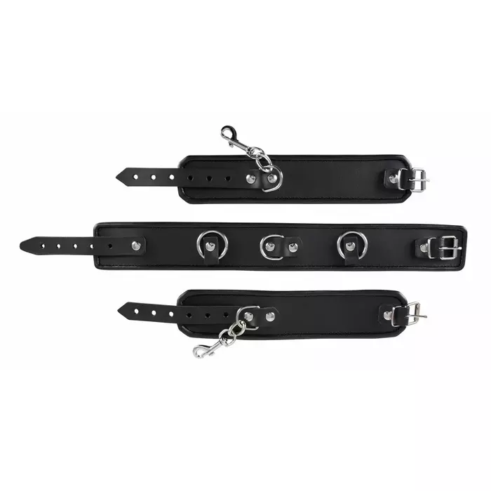 Leather collar and handcuffs ZADO 20304111001 Photo 3