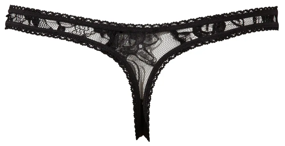 Cottelli Collection стринг без шагового шва чёрный XL Photo 18