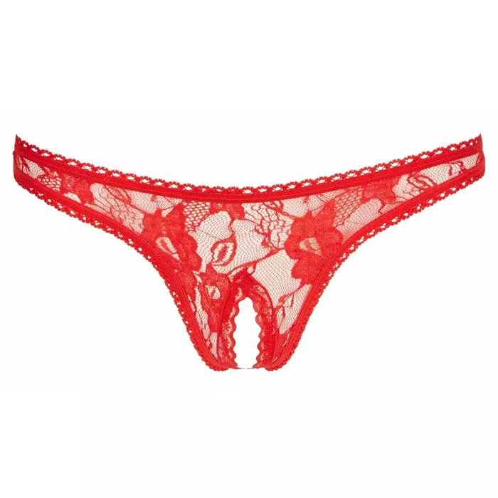 Stringi Cottelli Collection Lace red XL Photo 6