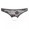 Стринг Cottelli Collection Lace String Pearls чёрные M Photo 5