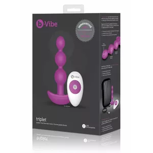 B-VIBE -TRIPLET ANAL BEADS FUCHSIA
