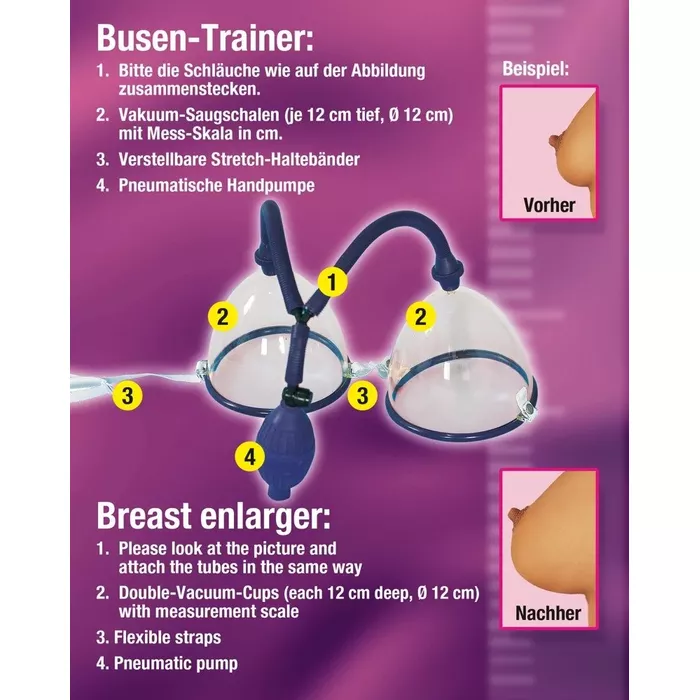 Breast suction cups You2Toys Easy Grow Ø12 cm Photo 4