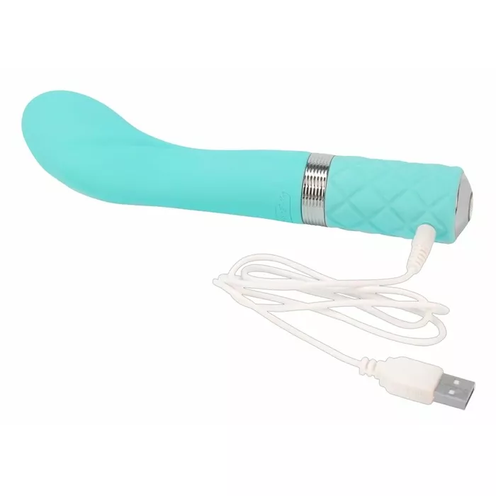Pillow vibrator Pillow Talk Sassy Teal — 20 cm silicone Photo 7