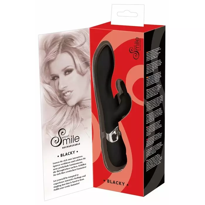 Rabbit vibrator Sweet Smile Rechargeable — 21 cm Photo 8