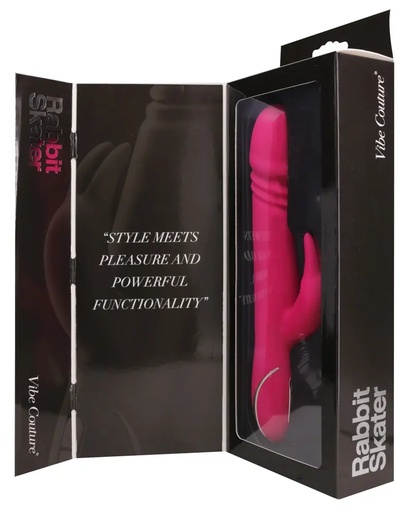 Vibe Couture Rabbit Skater Pink — силиконовый вибратор Photo 20