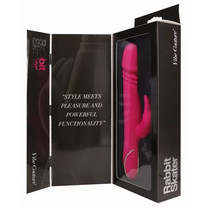 Vibe Couture Rabbit Skater Pink silicone rabbit vibrator Photo 10