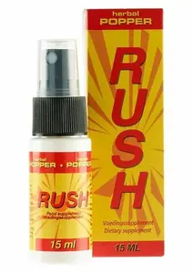 Stimulējošs sprejs Cobeco RUSH - HERBAL POPPER (15 ml)