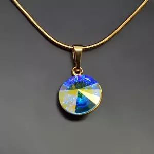 Kulons "Klaris II (Crystal AB)" ar Swarovski™ kristāliem