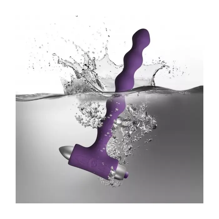 Anal plug with vibration rocks off — Petite Sensations Pearls Photo 2