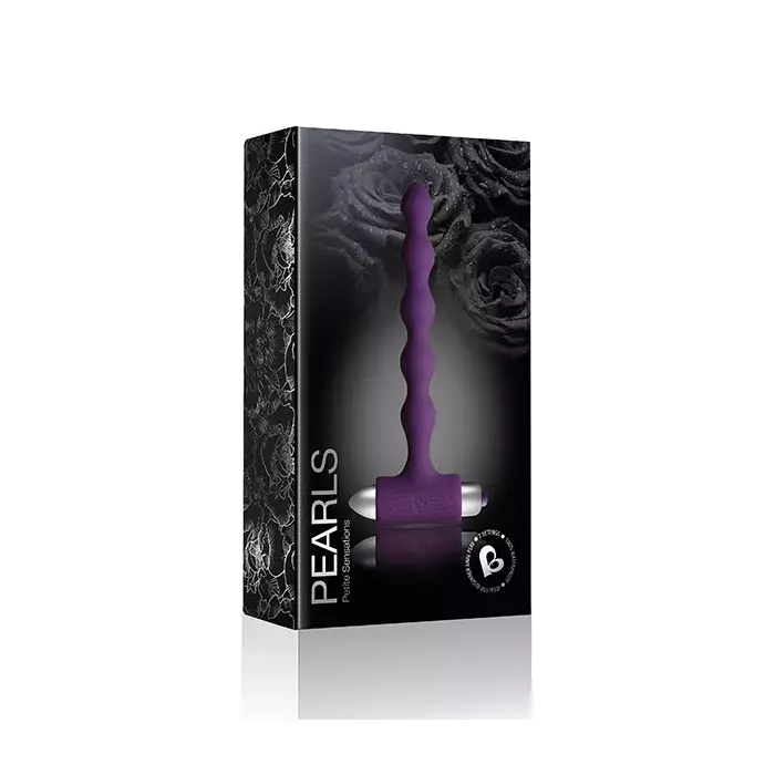Anal plug with vibration rocks off — Petite Sensations Pearls Photo 5