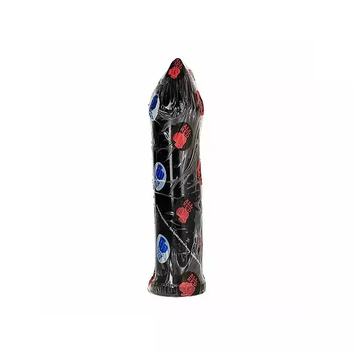 Anal plug all black AB09 — PVC 24 cm Photo 3