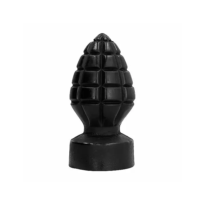 Anal plug all black AB33 — 14 cm, 6 cm Photo 2