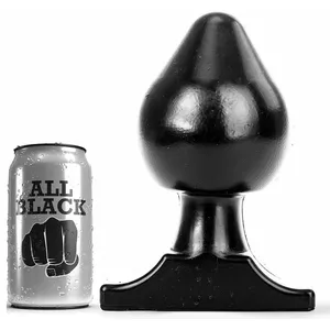 Анальная пробка All Black AB75 — силикон, длина 19 см, диаметр 11 мм, черная