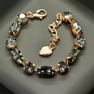 Aproce "Šiks II (Silver Night)" ar Swarovski™ kristāliem
