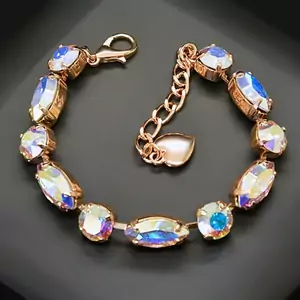 Aproce "Šiks II (Aurore Boreale)" ar Swarovski™ kristāliem
