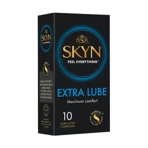 Vīriešu prezervatīvs Manix SKYN Extra Lube, 53 mm, 10 gab.