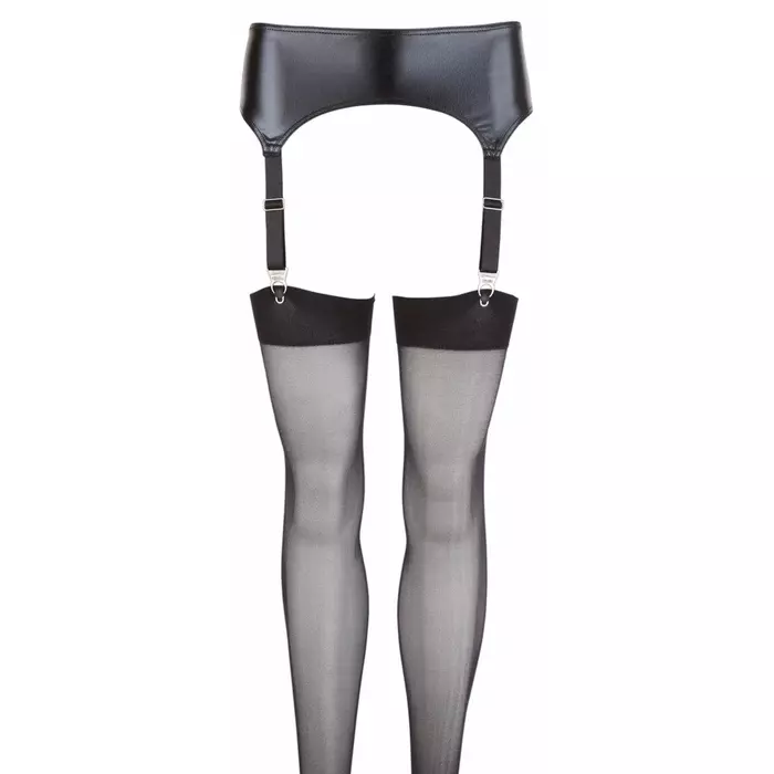 Suspender belt set mandy mystery L — size L, black Photo 3