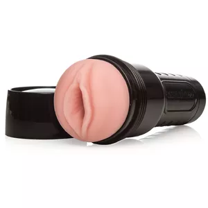 Мастурбатор Fleshlight GO чёрно-розовый, съёмный Super‑Skin вкладыш, глубина 165.1 мм, TPE/ABS