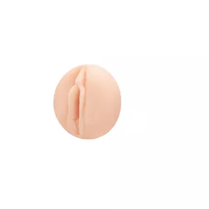 Мастурбатор Fleshlight Nicole Aniston бежевый в белом корпусе, 241.3 мм, TPR/TPE, длина 25 см, канал Ø 1 см