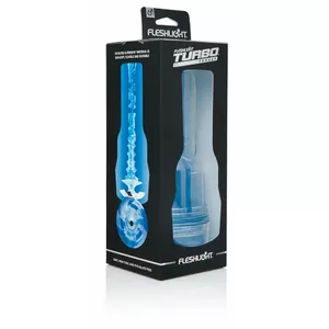 Masturbators Fleshlight Turbo Thrust Blue Ice, TPE, kopējais garums 25 cm, diametrs 1 cm