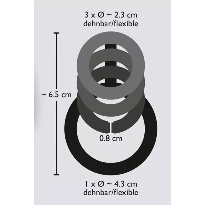 Penis extension sleeve bad kitty Ring Quartett Photo 7
