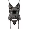 Cottelli Collection cami suspender S — black Photo 3