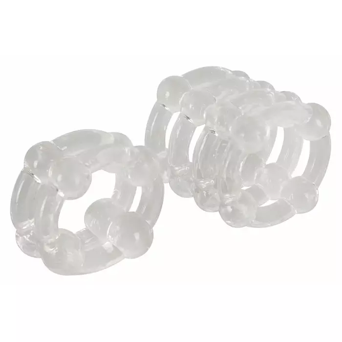 You2Toys Looping cock rings set — 2 pcs, Ø 2.5 cm Photo 3