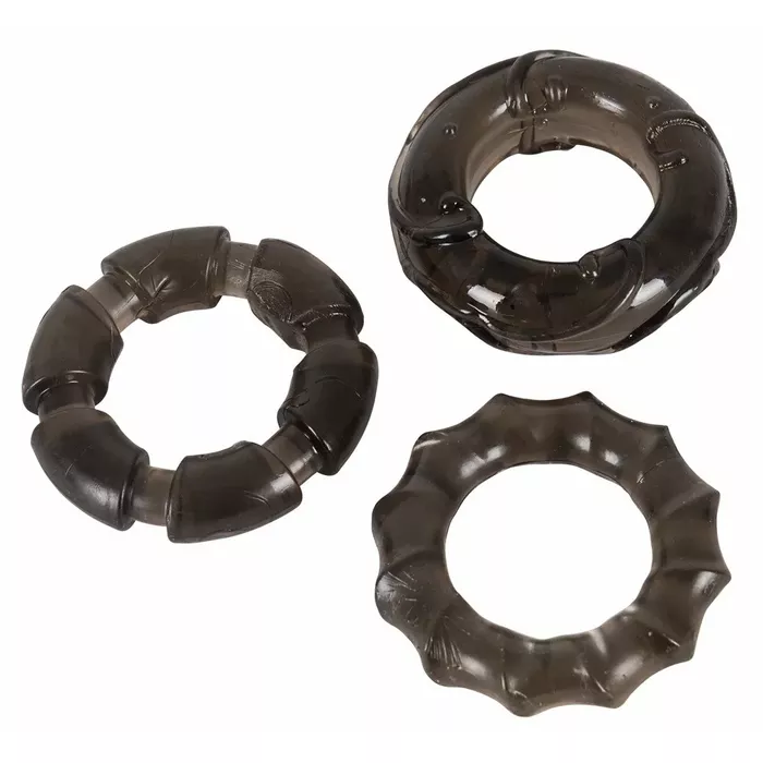 You2Toys Stretchy Cock Rings smoke — TPE 2.4–2.6 cm Photo 2