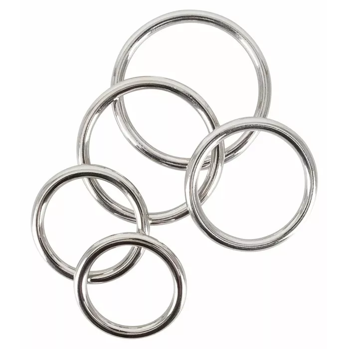 Cock and Ball Rings bad kitty — Metal 5 pcs Photo 3