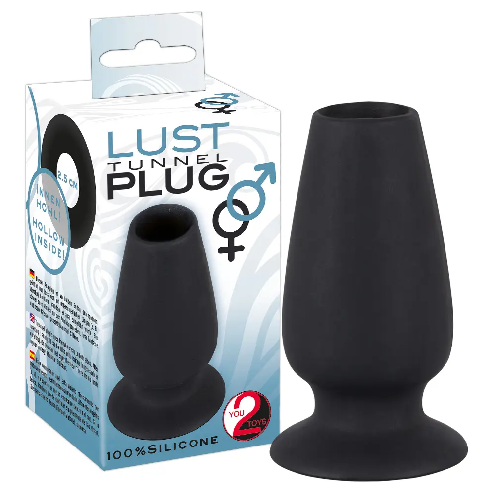 You2Toys Lust Tunnel Plug M — silicone anal plug Photo 15