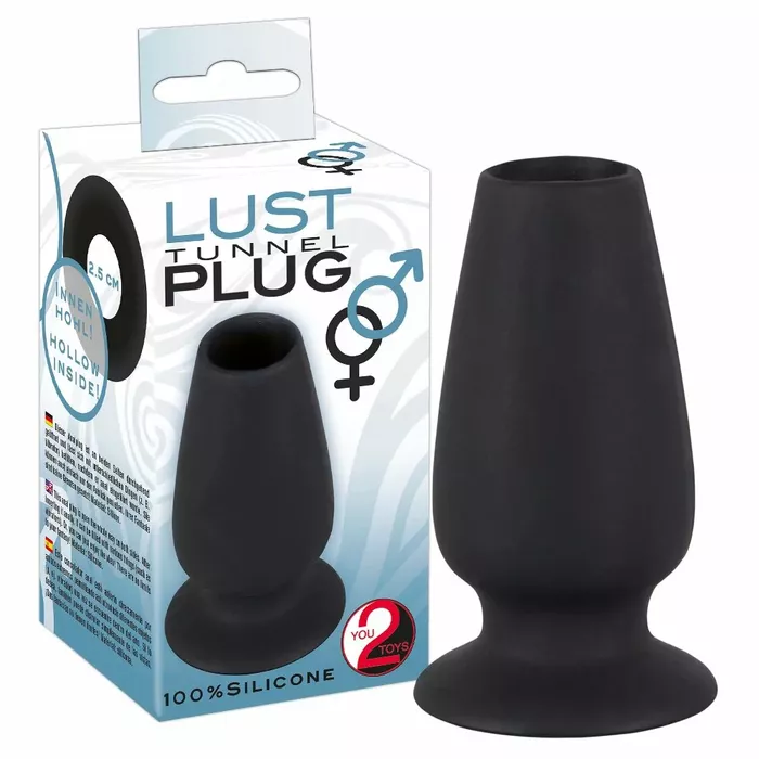 You2Toys Lust Tunnel Plug M — силиконовая анальная пробка Photo 7