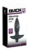 Анальная пробка black velvets Vibrating Small Plug — силикон 13 см Photo 6