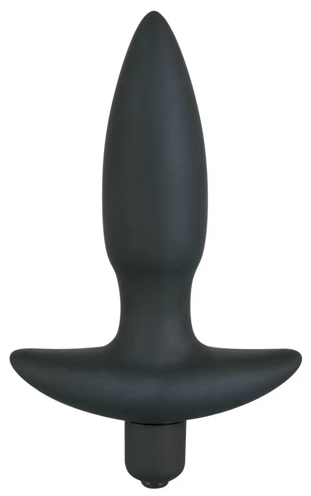 Анальная пробка black velvets Vibrating Small Plug — силикон 13 см Photo 7