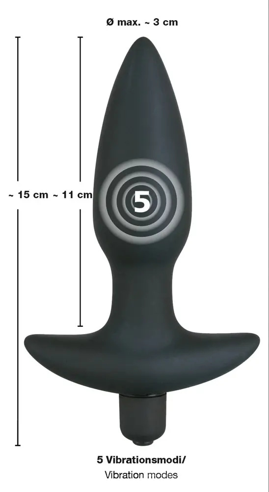 Анальная пробка Black Velvets Black Velvet Medium Photo 10