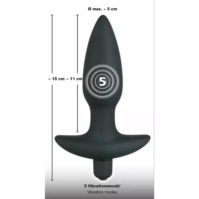 Anālais plug Black Velvets Black Velvet Medium Photo 5