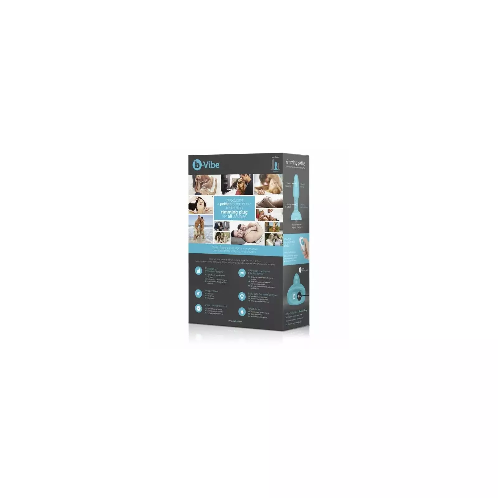 Anālais spraudnis, B-VIBE Rimming Remote Control, 05918660000 Photo 7