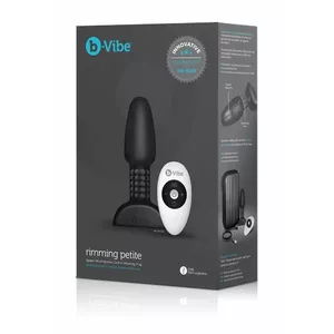 B-VIBE  RIMMING PETITE REMOTE CONTROL PLUG BLACK