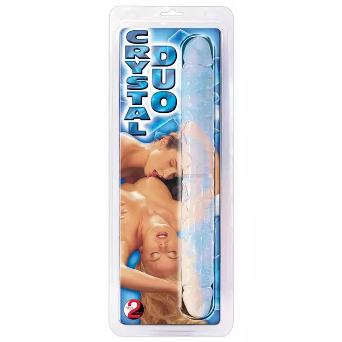 Двусторонний фаллоимитатор Crystal Crystal Duo — PVC 34 см Photo 3