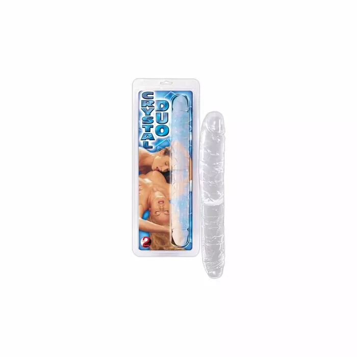 Двусторонний фаллоимитатор Crystal Crystal Duo — PVC 34 см Photo 4