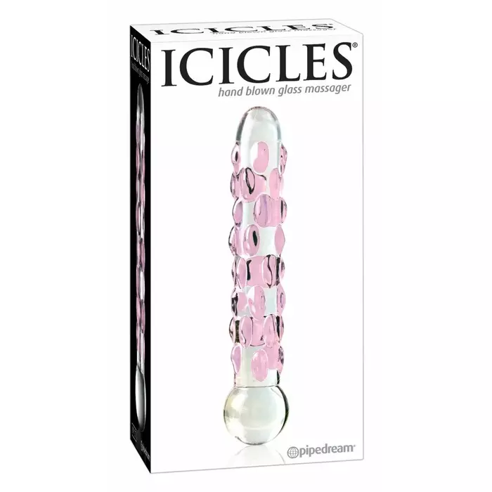Стеклянный фаллоимитатор icicles No. 7 — Ø 2,8 см, 17,8 см Photo 2