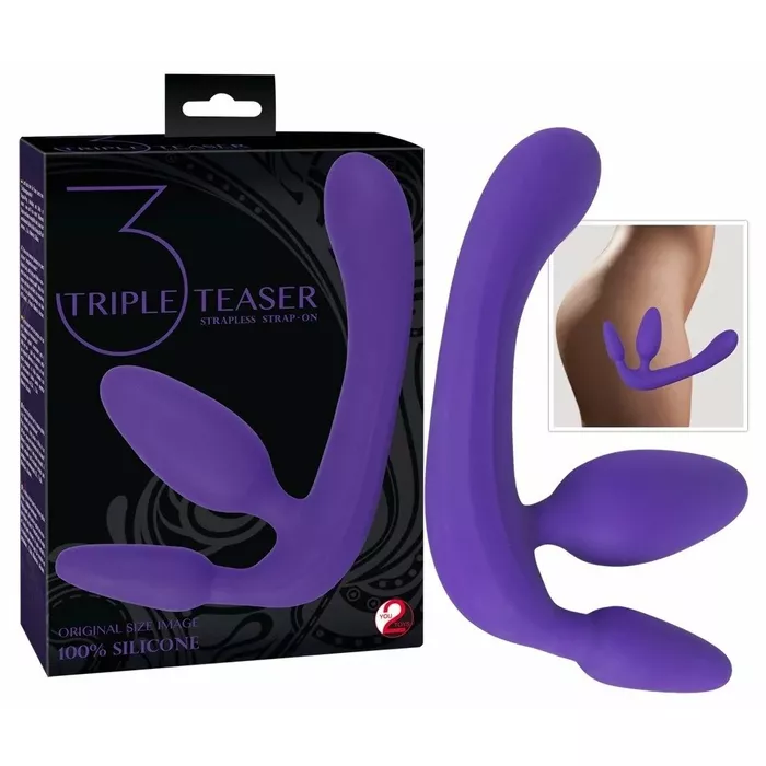 Strapless Strap-On You2Toys Triple Teaser Photo 4