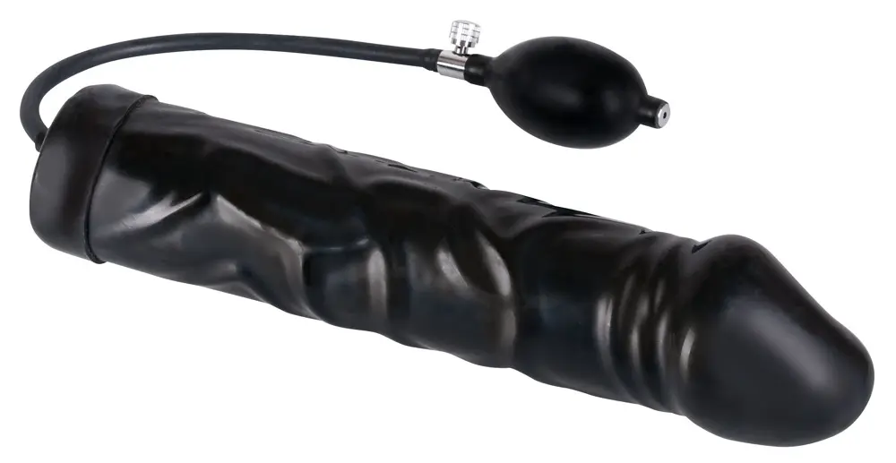 Uzpūšamais dildo You2Toys — latekss melns 31,5 cm Photo 6