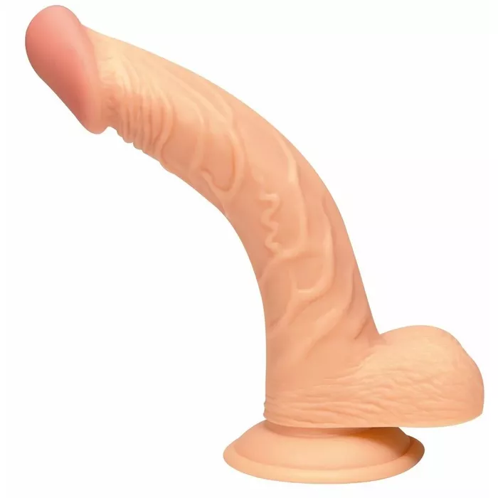 Dildo NMC Curved Passion natural — PVC, 19 cm Photo 2