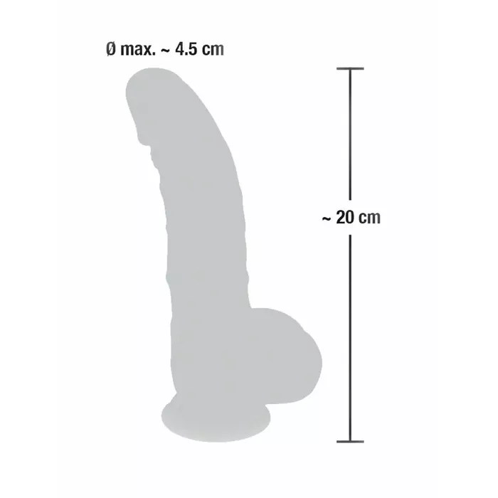 Dildo You2Toys medicīniskā silikona 20 cm Photo 7