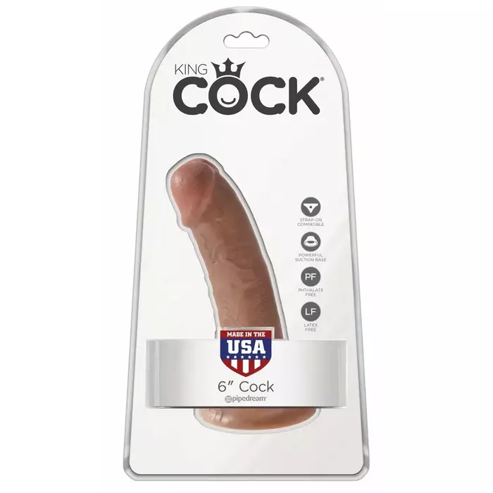 Dildo king cock 6" Cock-Tan — silicone realistic 17 cm Photo 4