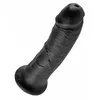 Dildo King Cock 8 collas Melns Photo 2