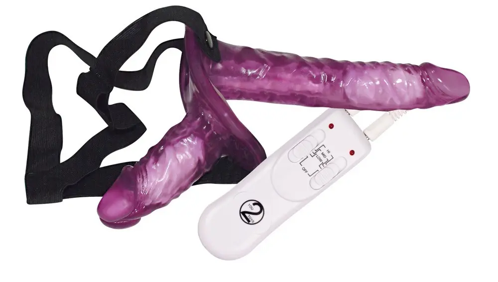 You2Toys Vibrating Strap-On Duo — double strap-on vibrator Photo 4