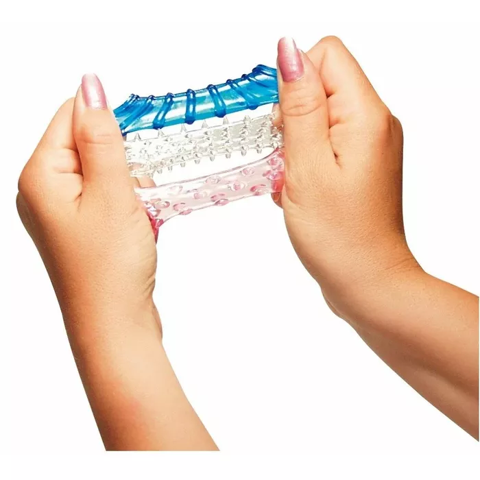 You2Toys Tokio Sleeves dzimumlocekļa uzgaļi 3 gab. Photo 3