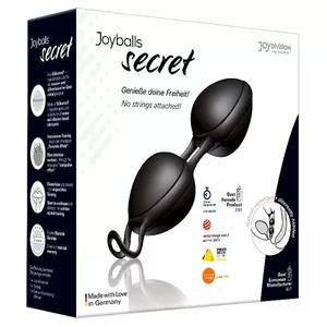 Kegel balls JOYDIVISION Joyballs Secret, Silikomed, 3.7 cm diameter, black