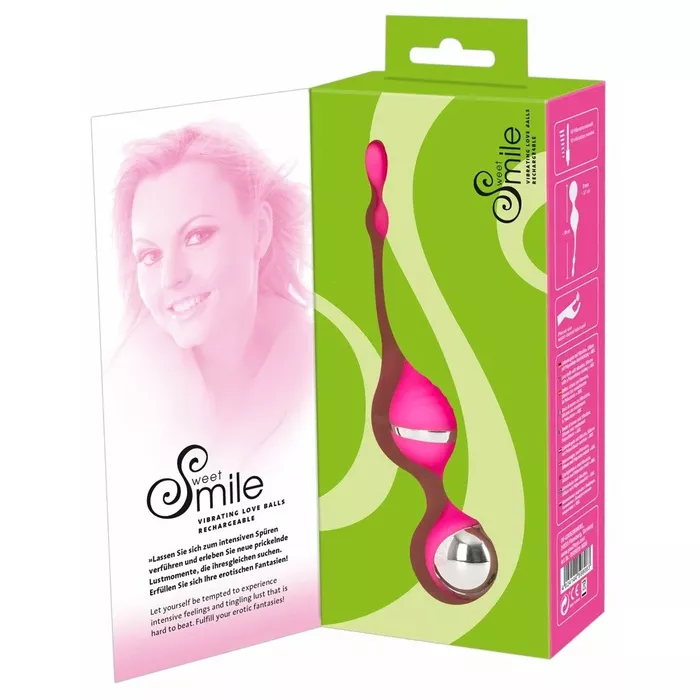 Vibrējošs mīlas lodītis Sweet Smile — 18 cm, Ø 3,7 cm Photo 9